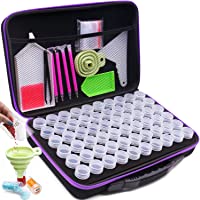 ARTDOT - Recipientes de almacenamiento para pintura de diamante- 60 ranuras para accesorios de pintura de diamante- a…